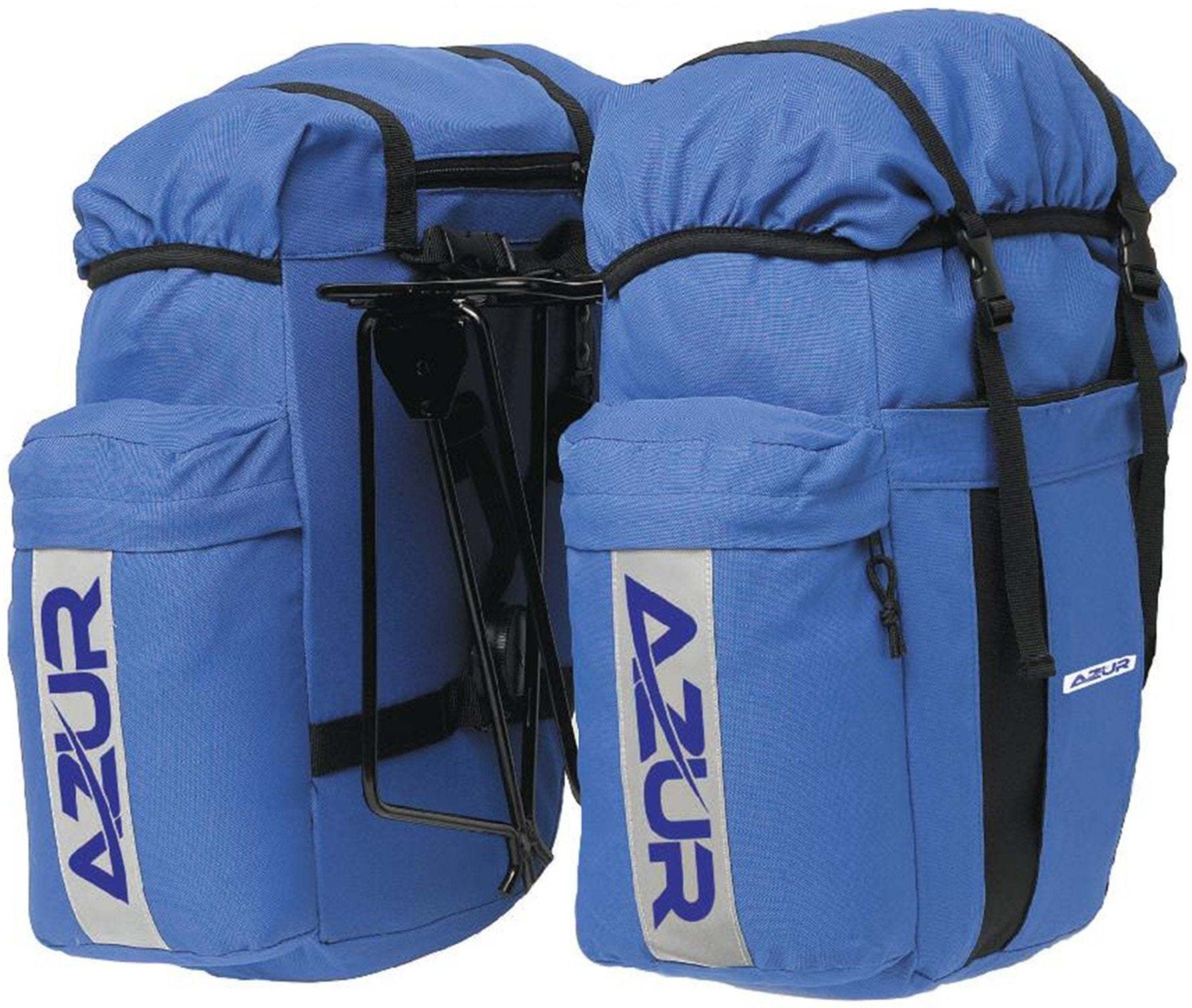 Azur Commuter Rear Panniers Blue | ABC Bikes
