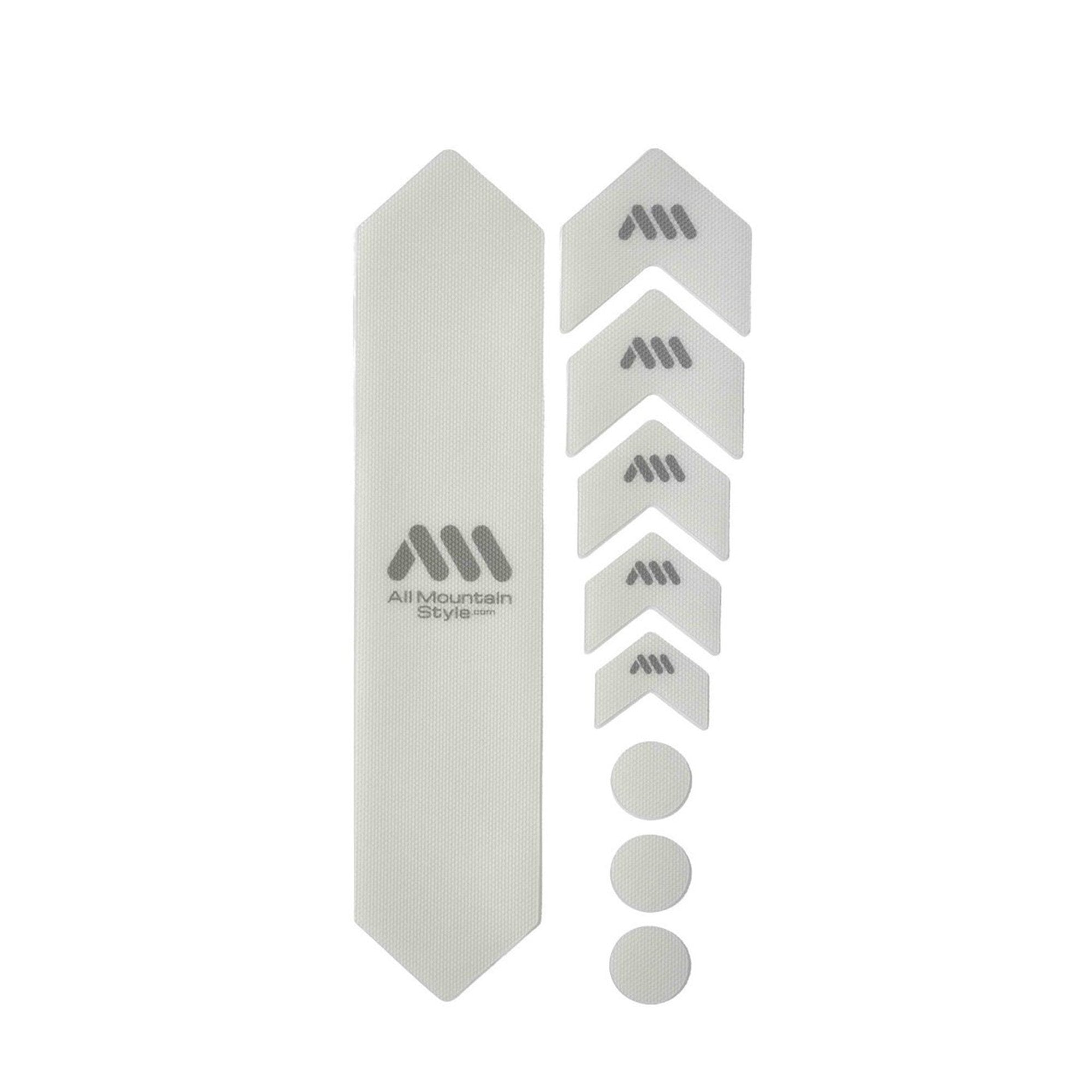 All Mountain Style Frame Guard Clear/Silver | ABC Bikes