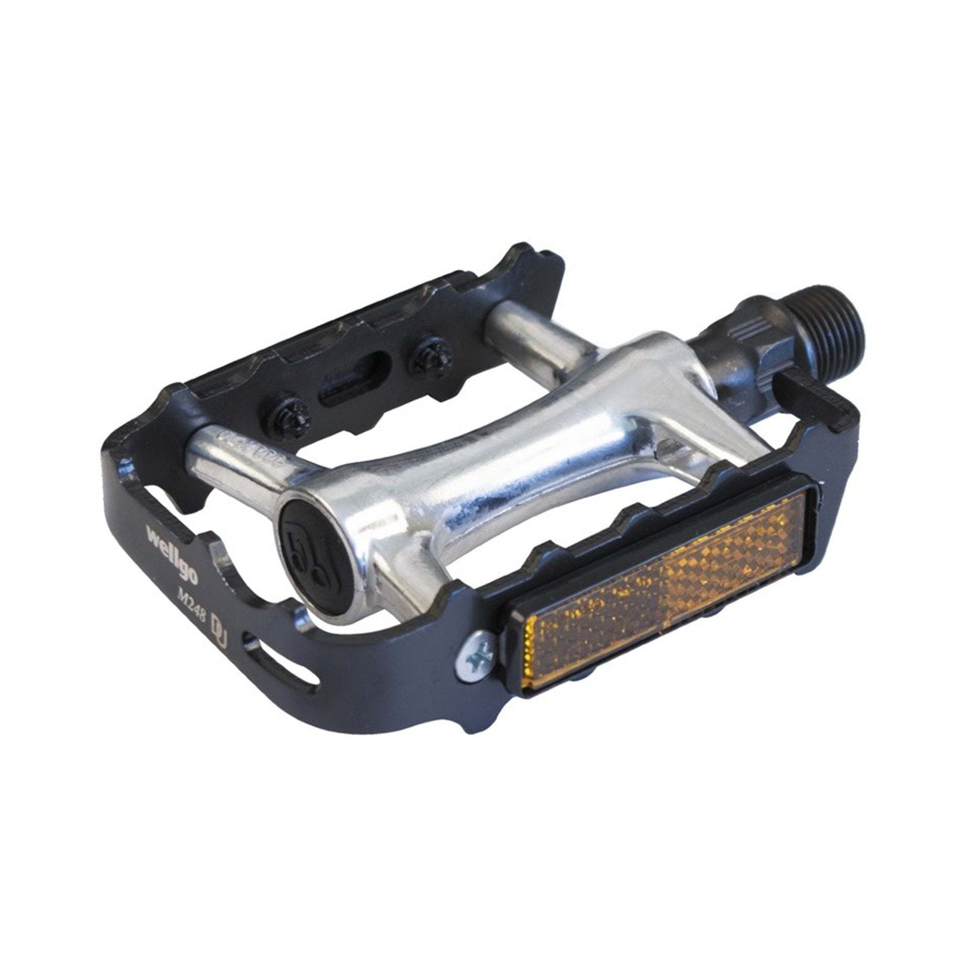 Azur Streamline Alloy Pedals Black/Silver | ABC Bikes