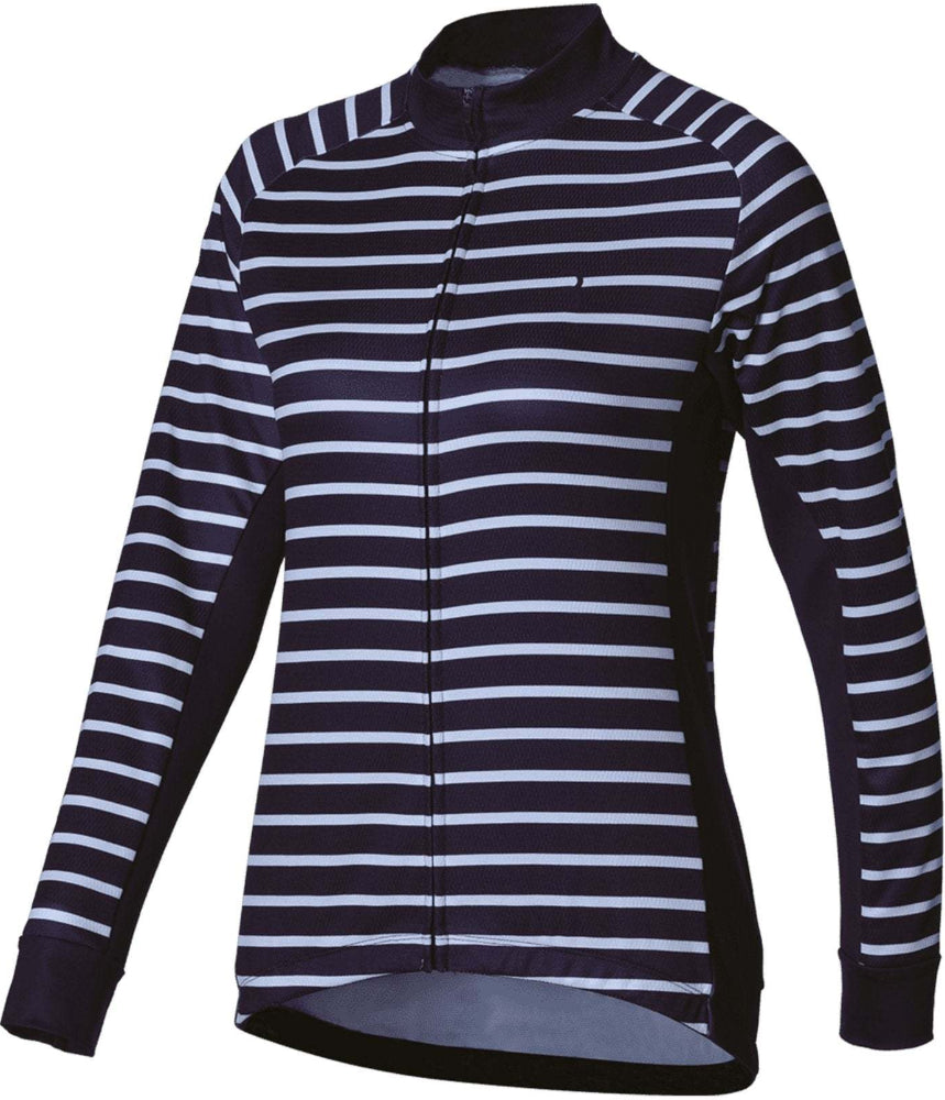 BBB Omnium LS Womens Jersey XS Navy Stripes | ABC Bikes