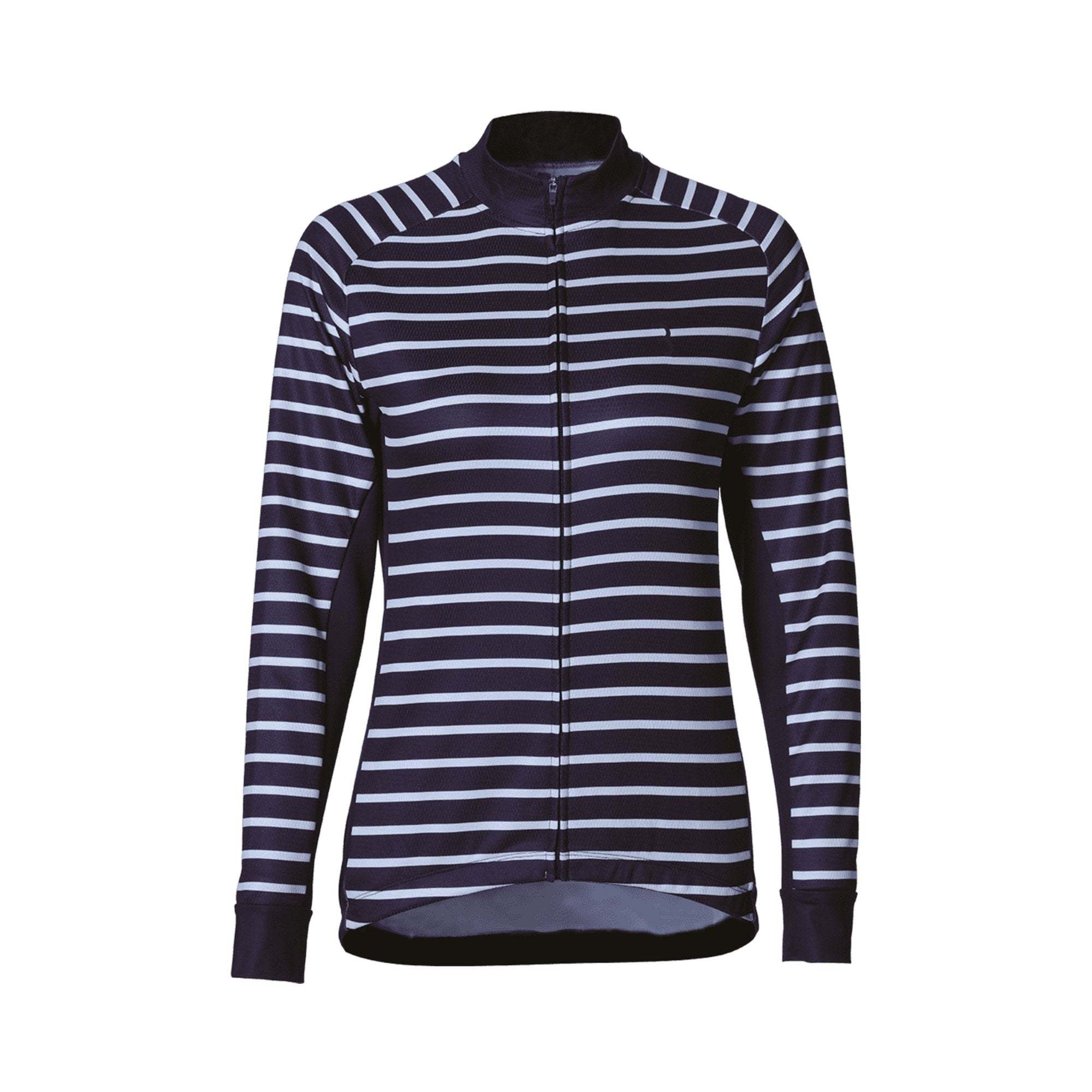 BBB Omnium LS Womens Jersey XS Navy Stripes | ABC Bikes
