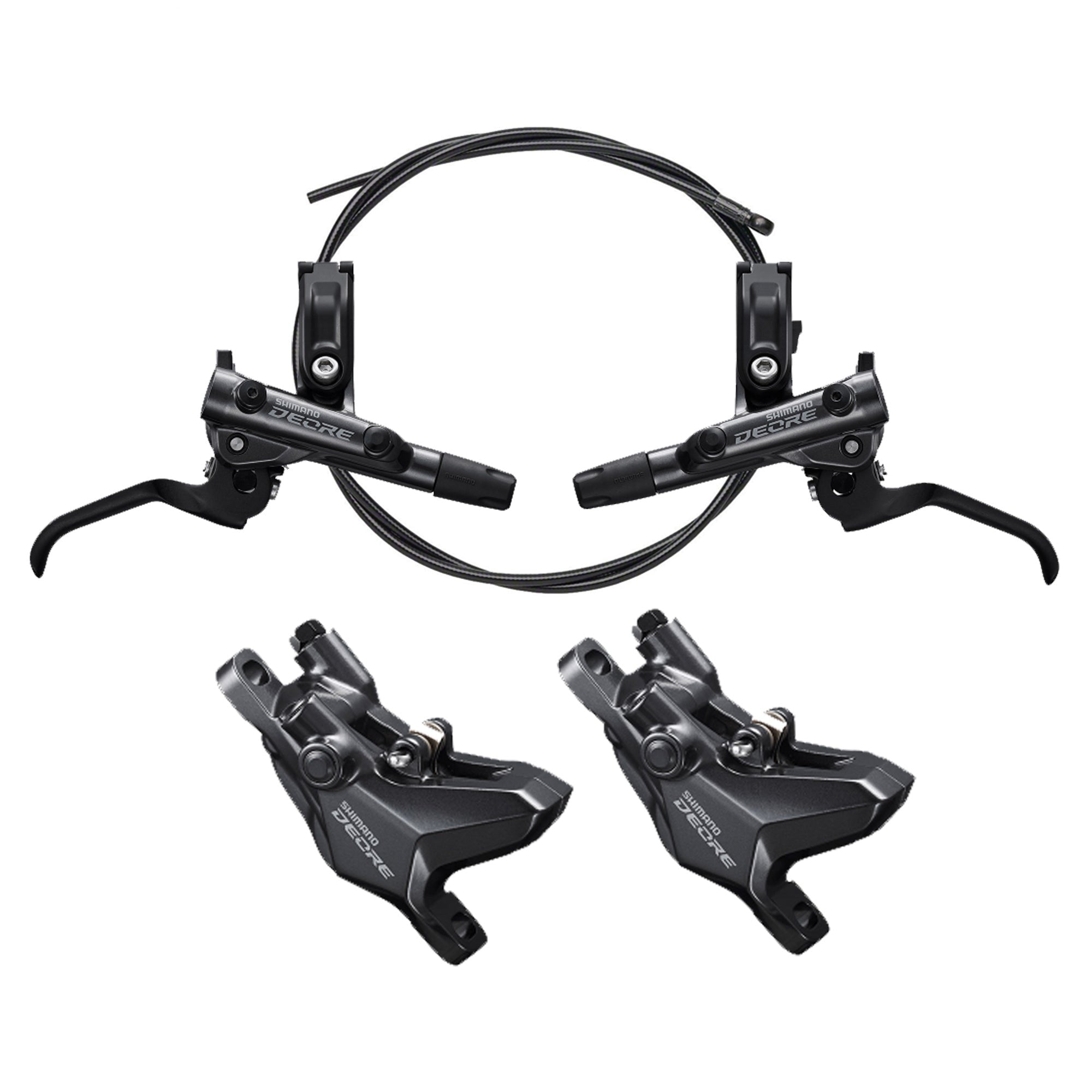 Shimano Deore M6100 Hydraulic Disc Brake Front Black | ABC Bikes