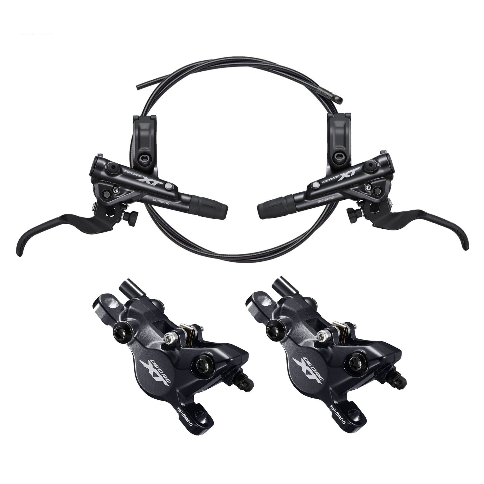 Shimano XT M8100 Hydraulic Disc Brake Front Black | ABC Bikes