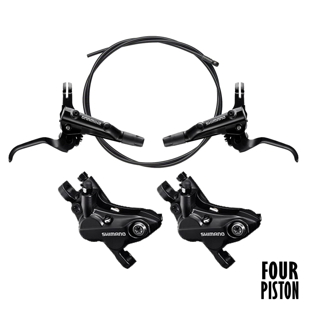 Shimano MT520 4-Piston Hydraulic Disc Brakes | ABC Bikes