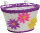 Bikecorp Kids Flower Basket White/Lavender | ABC Bikes