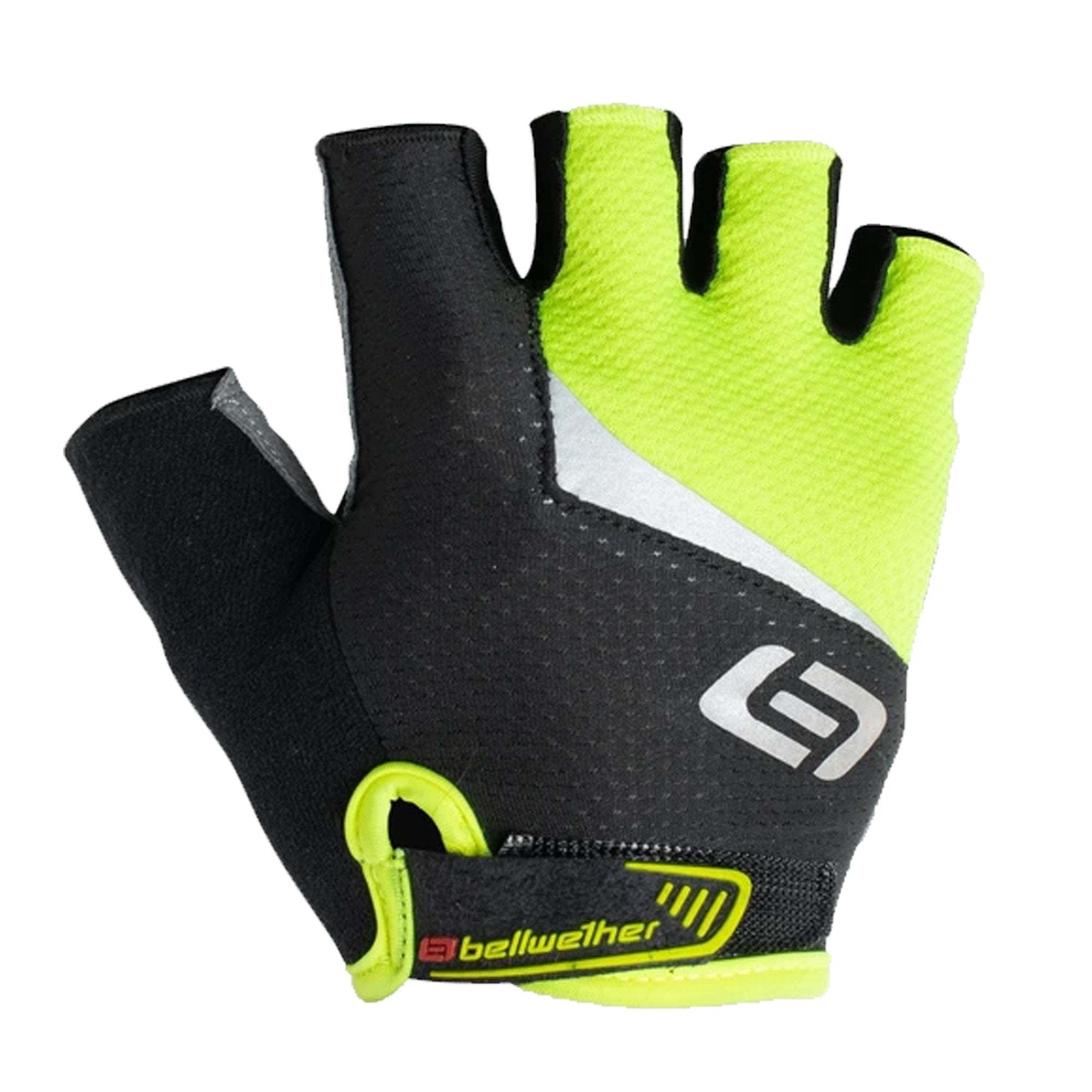 Bellwether Ergo Gel SF Mens Gloves SM Hi-Vis | ABC Bikes