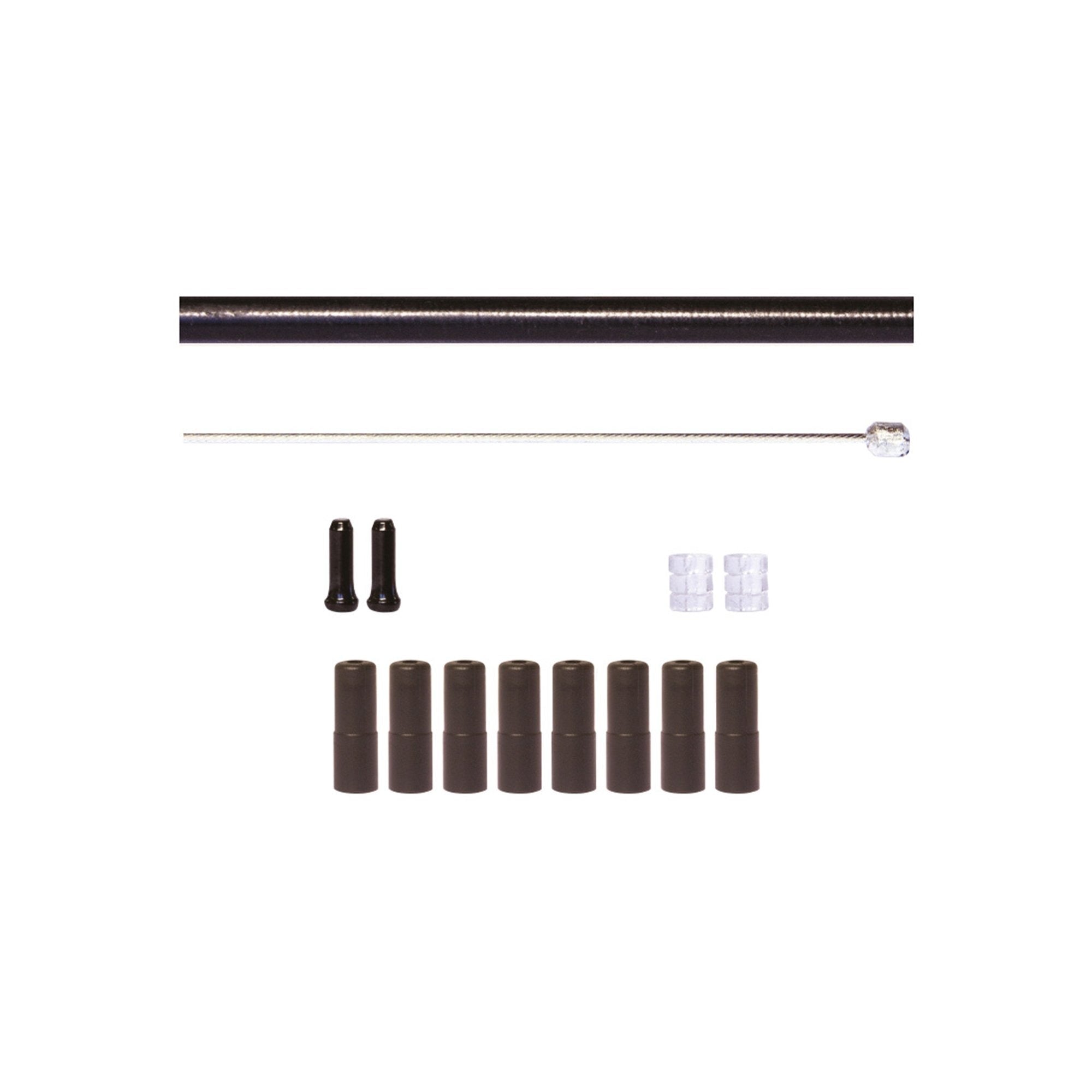Clarks Stainless Universal Gear Cable Kit Black | ABC Bikes