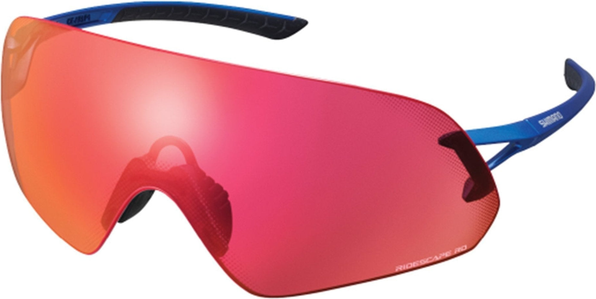 Shimano Aerolite P Glasses Metallic Blue / Ridescape Road | ABC Bikes