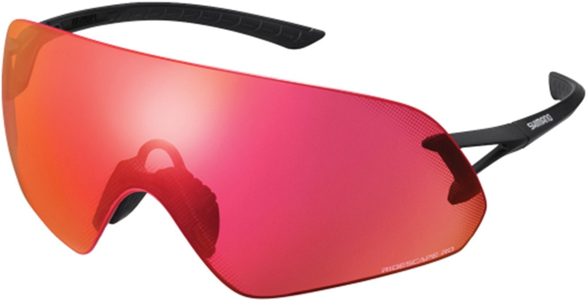 Shimano Aerolite P Glasses Matt Black / Ridescape Road | ABC Bikes