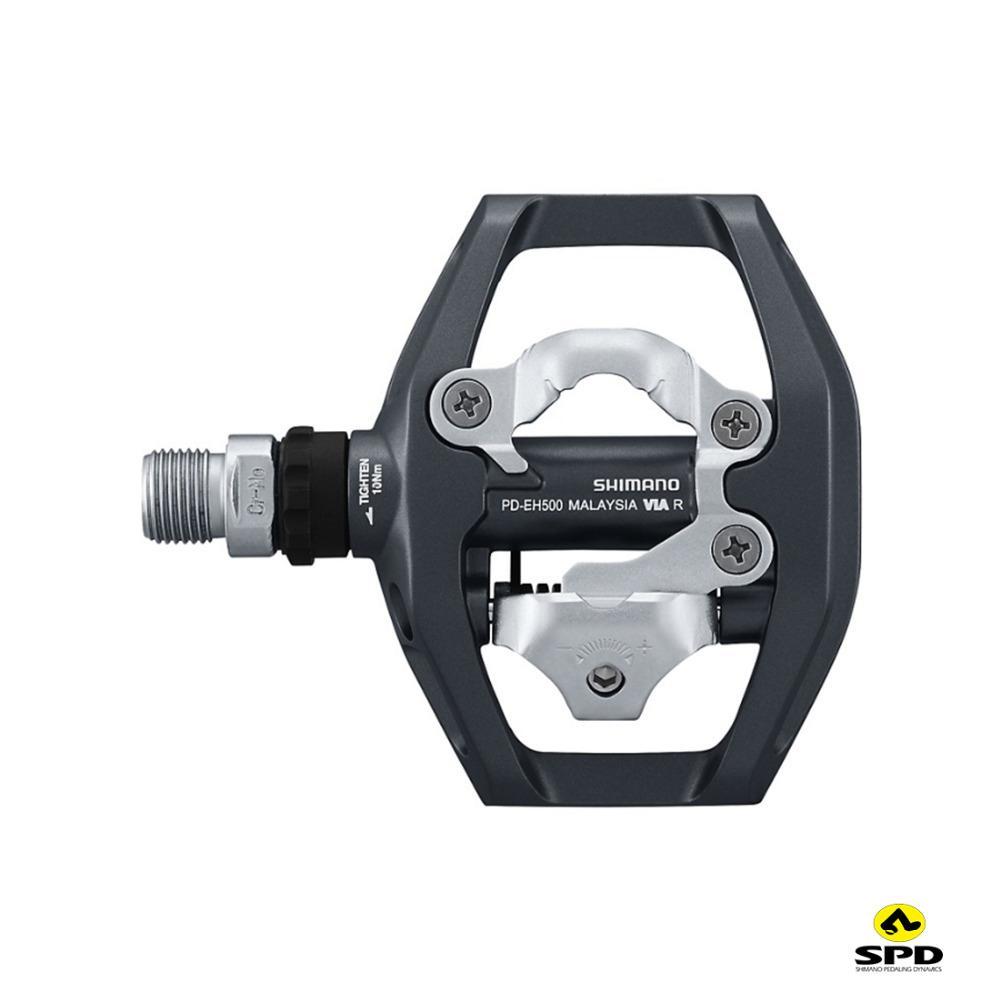 Shimano EH500 SPD Touring Pedals Dark Grey | ABC Bikes