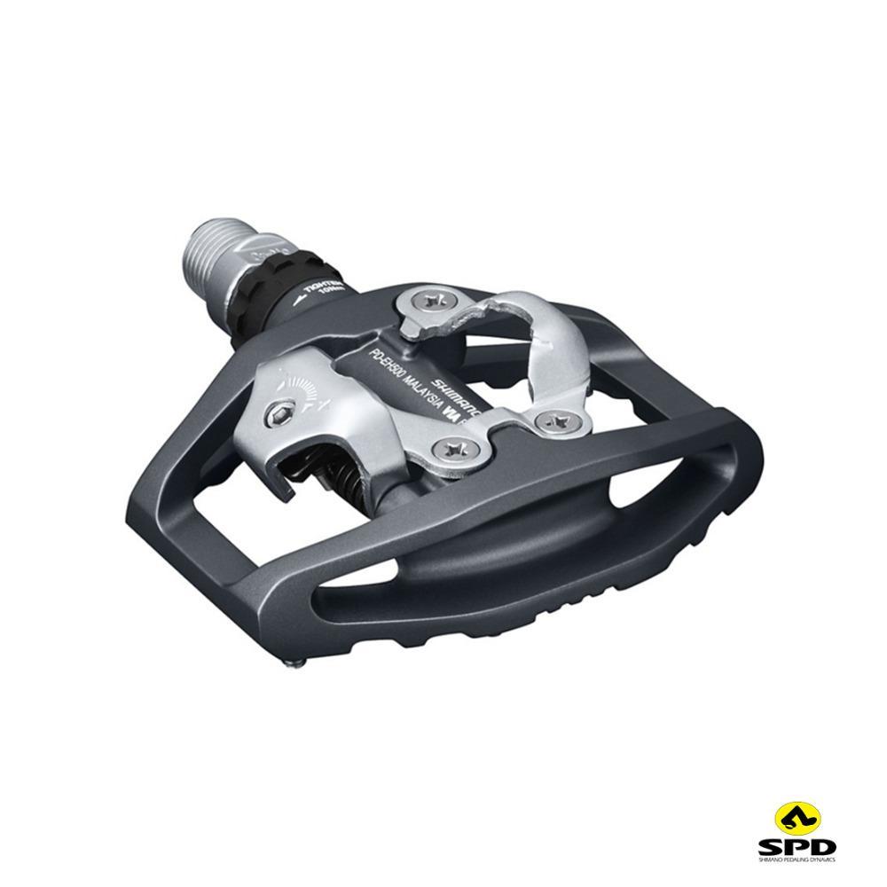 Shimano EH500 SPD Touring Pedals Dark Grey | ABC Bikes