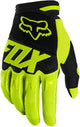 Fox Dirtpaw Race Youth BMX Gloves XS Fluro Yellow | ABC Bikes