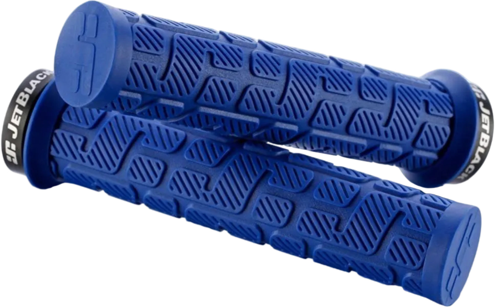 Jetblack Rip Lock-On MTB Grips Blue/Black | ABC Bikes