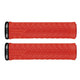 Lizard Skins Charger Evo Lock-On Grips Fire Red | ABC Bikes