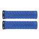 Lizard Skins Charger Evo Lock-On Grips Electric Blue | ABC Bikes
