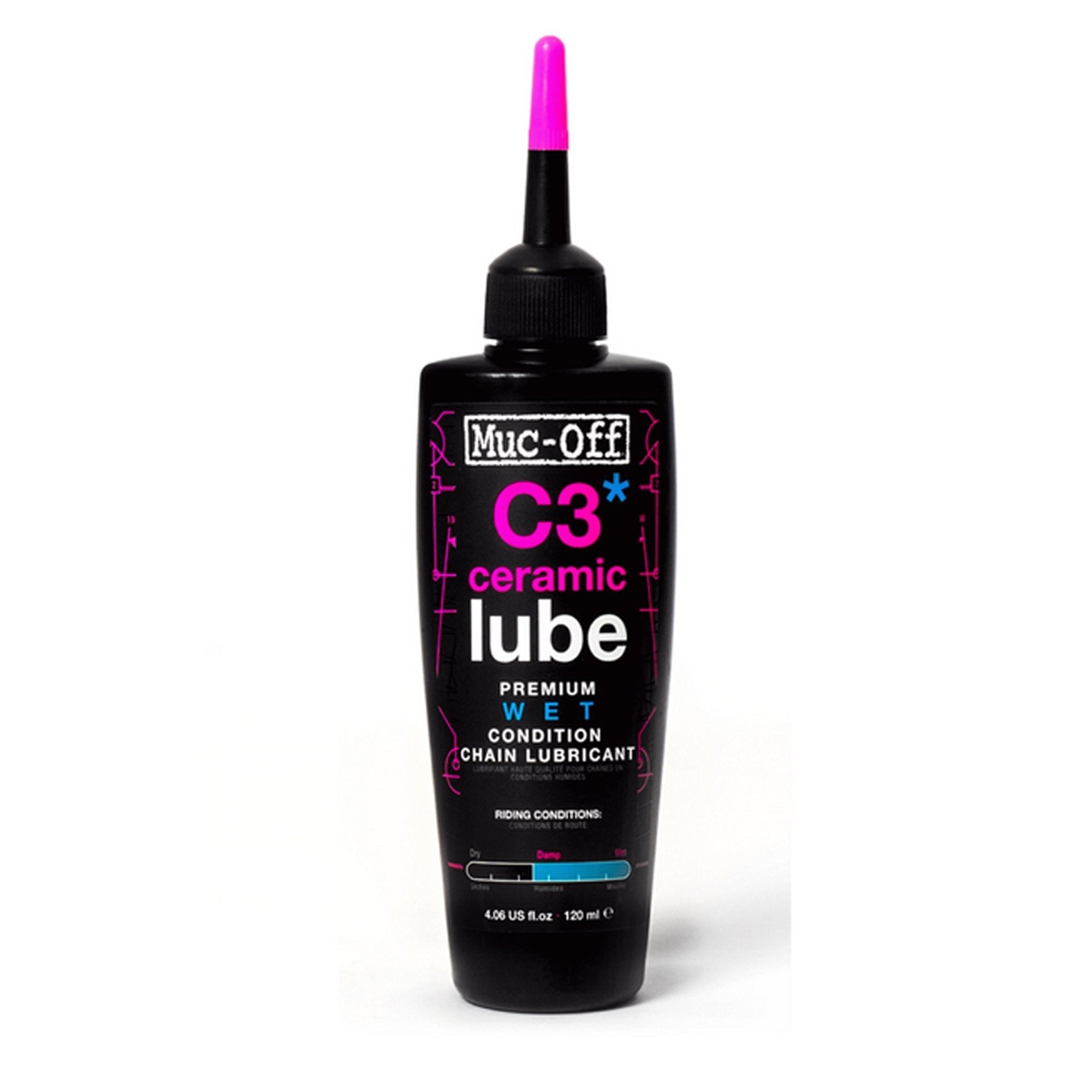 Muc-Off C3 Ceramic Wet Lube 120ml | ABC Bikes