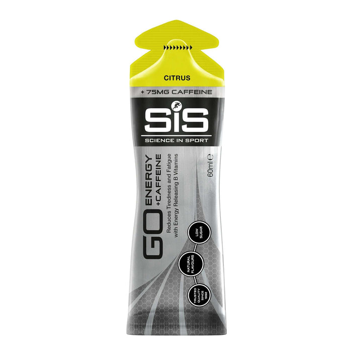 SIS Go Energy + Caffiene Gel 60ml Citrus | ABC Bikes