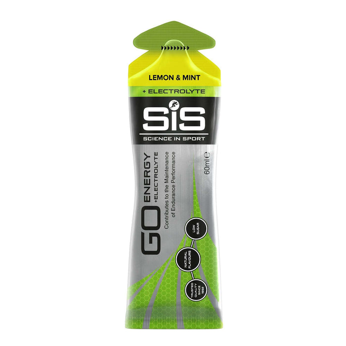 SIS Go Energy + Electrolyte Gel 60ml Lemon/Mint | ABC Bikes