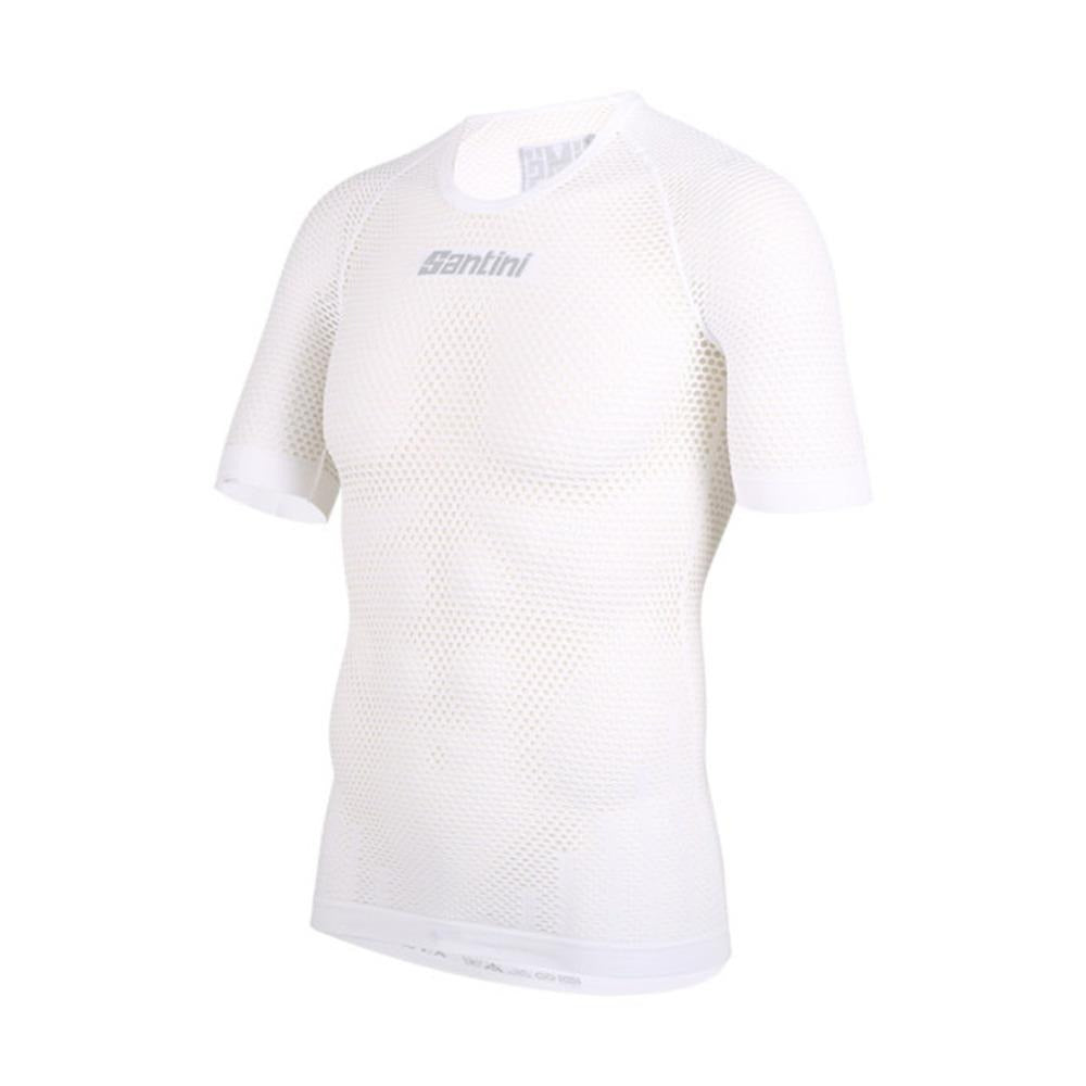 Santini Mesh T-Shirt Baselayer S/M White | ABC Bikes