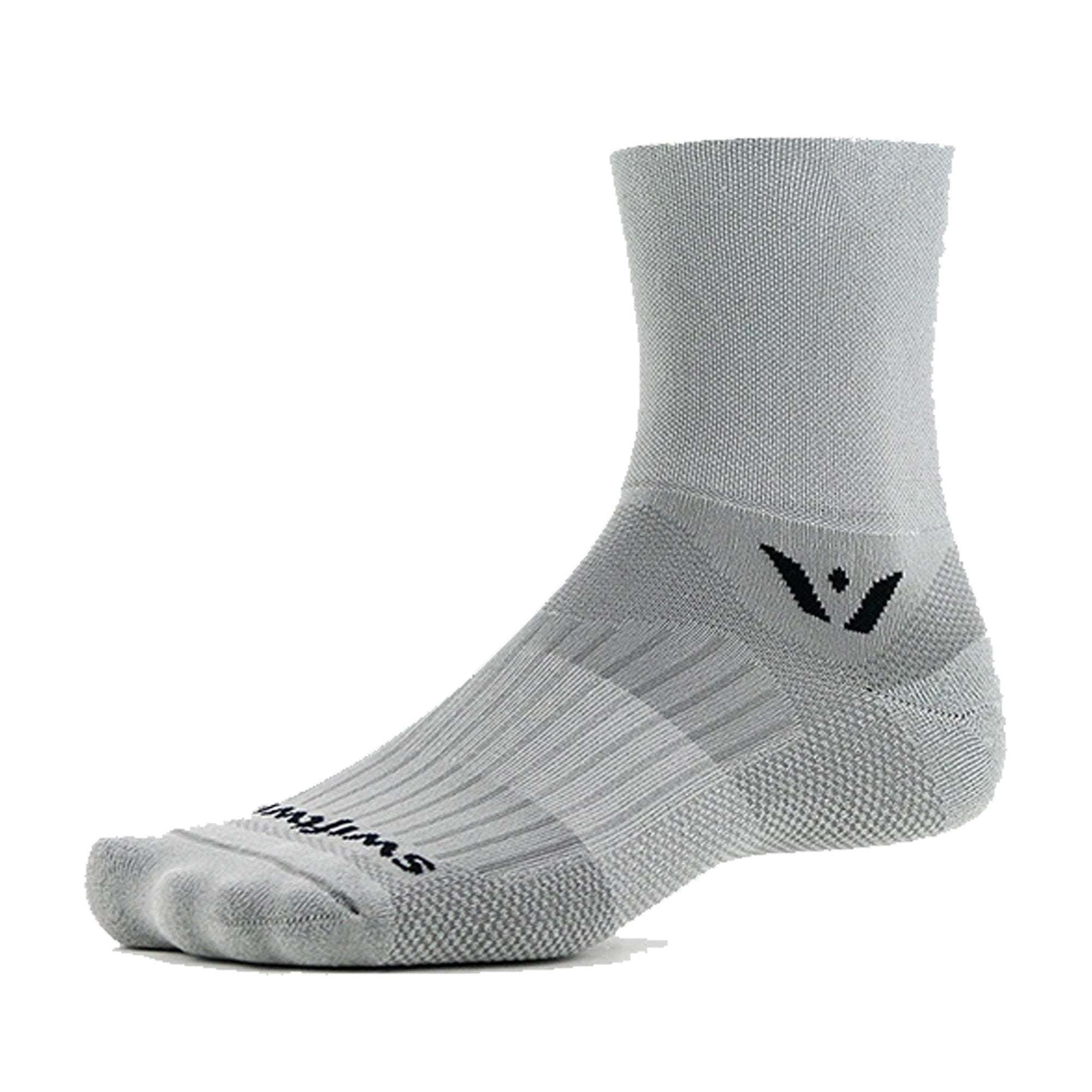 Swiftwick Aspire Four Socks LG / 43-46 Pewter | ABC Bikes