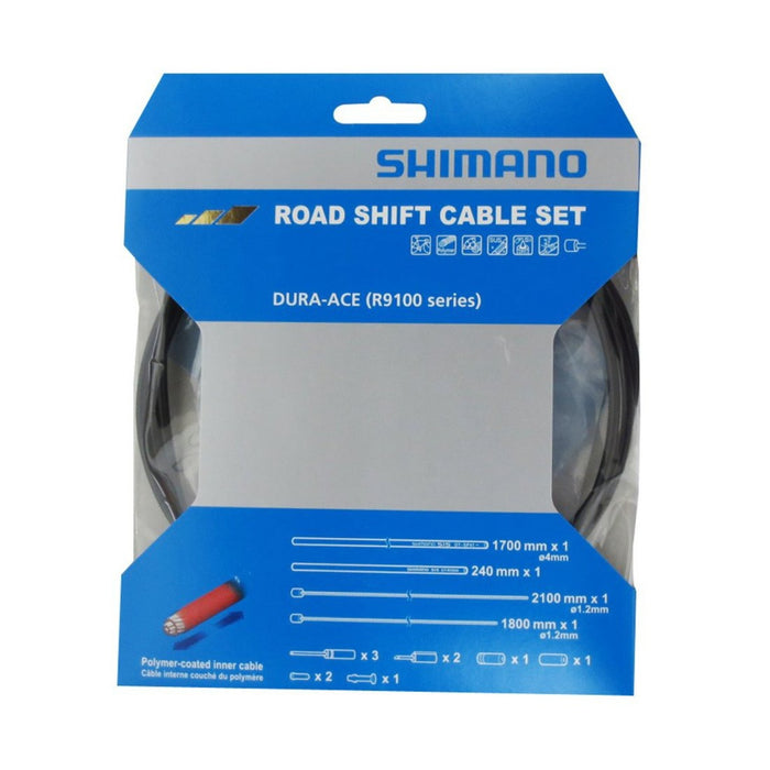 Shimano Dura-Ace Polymer Coated Gear Cable Kit Black | ABC Bikes