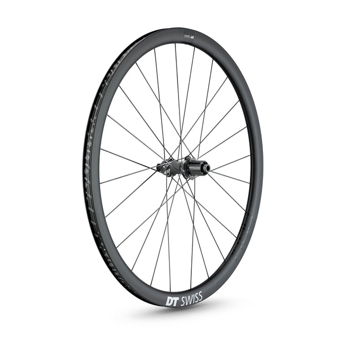 DT Swiss PRC 1400 Spline 35 Tubeless Disc Wheel 142x12 Centerlock Shimano HG / SRAM XDR | ABC Bikes
