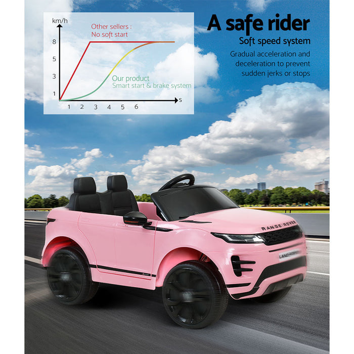 Rigo Land Rover Electric Ride On Pink - ABC Bikes