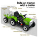 Rigo Tractor Trailer Electric Ride On Green - ABC Bikes