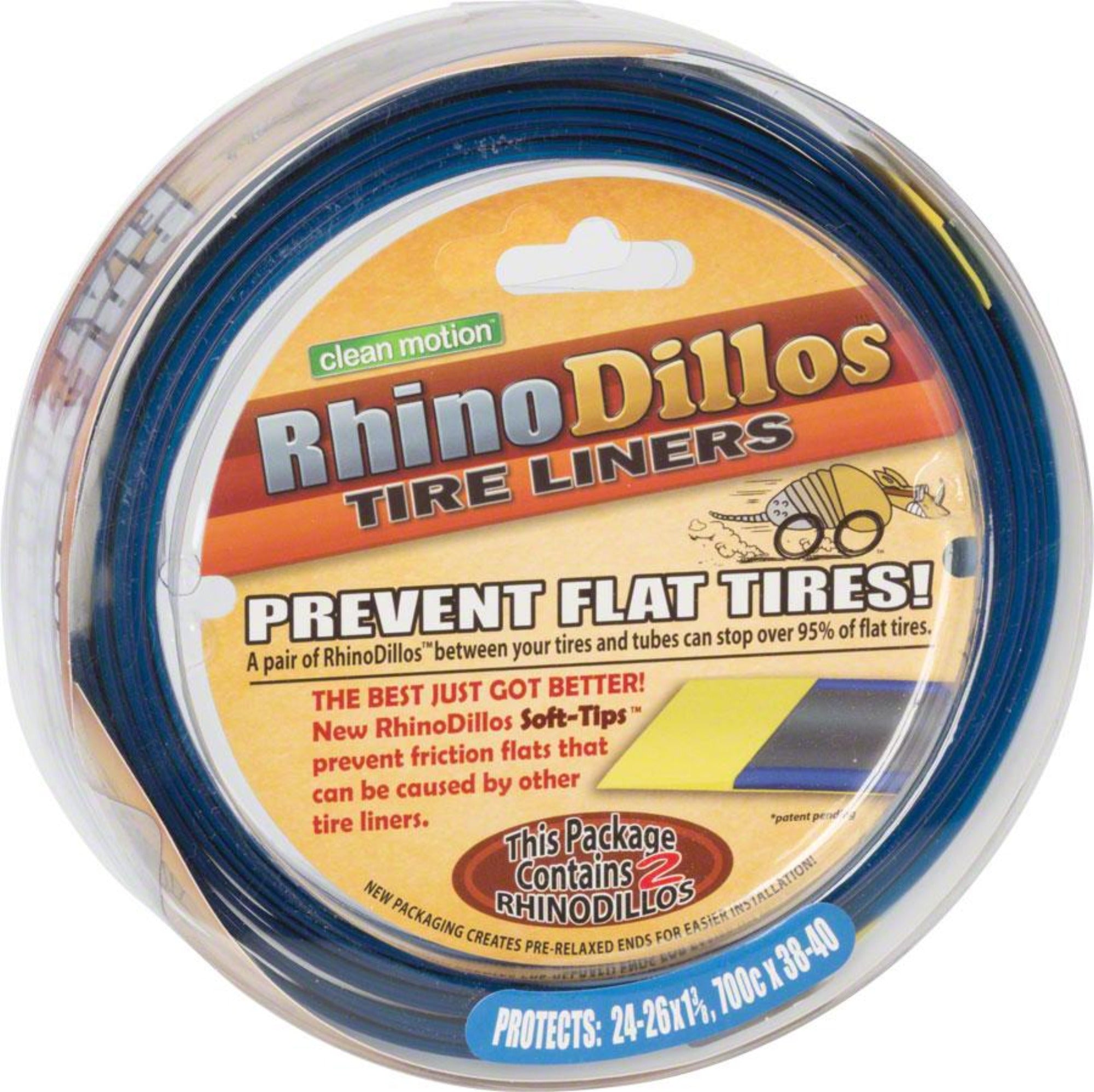 Rhinodillos Tyre Liners 24/26 x 1 3/8 Blue | ABC Bikes