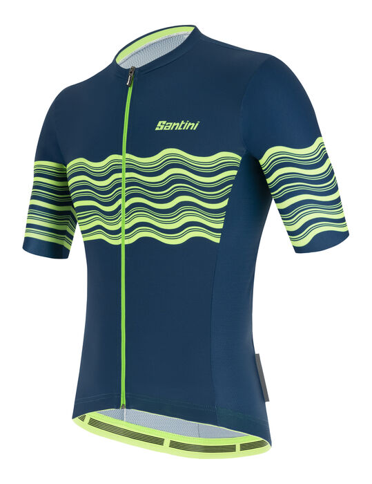 Santini Tono Profilo SS Mens Jersey XS Blue | ABC Bikes