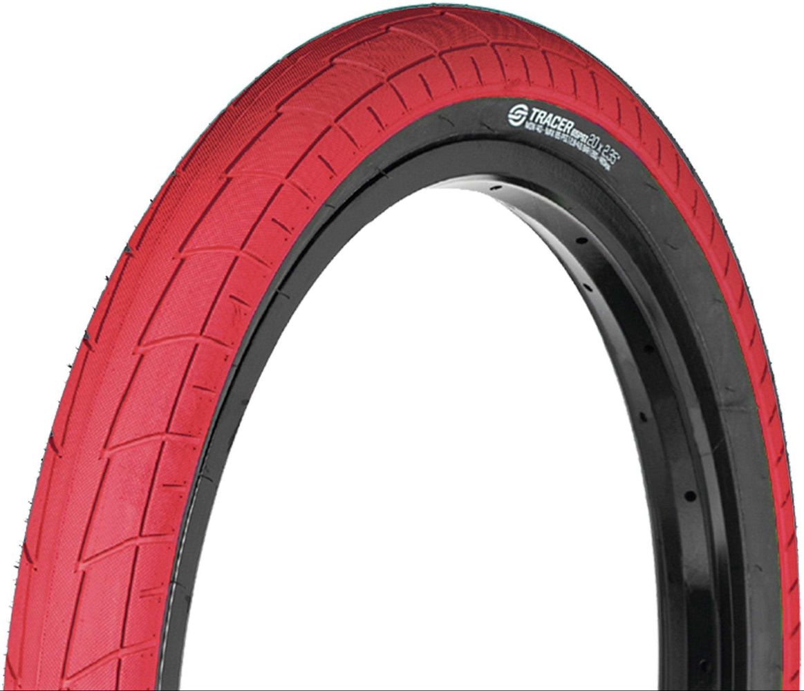 Salt Tracer Wirebead BMX Tyre 16 x 2.20 Red/Black | ABC Bikes