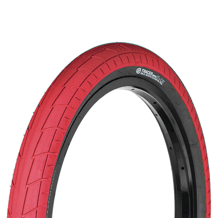 Salt Tracer Wirebead BMX Tyre 16 x 2.20 Red/Black | ABC Bikes