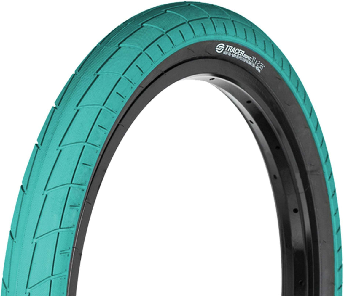 Salt Tracer Wirebead BMX Tyre 16 x 2.20 Teal/Black | ABC Bikes