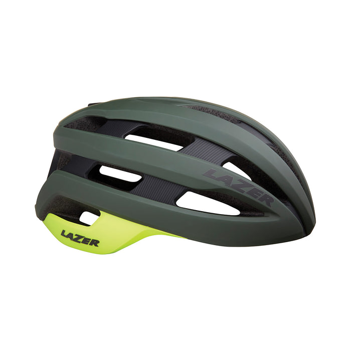 Lazer Sphere MIPS Road Helmet LG / 58-61cm Dark Green/Flash Yellow | ABC Bikes