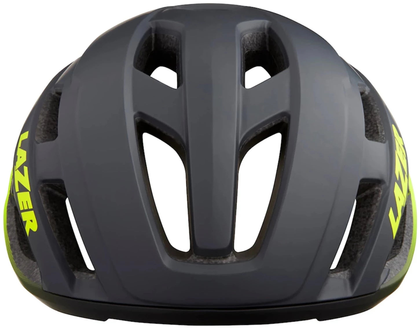 Lazer Strada KinetiCore Road Helmet LG / 58-61cm Matt Dark Grey/Flash Yellow | ABC Bikes