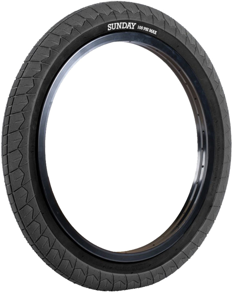 Sunday Current V2 Wirebead BMX Tyre 20 x 2.40 Black | ABC Bikes