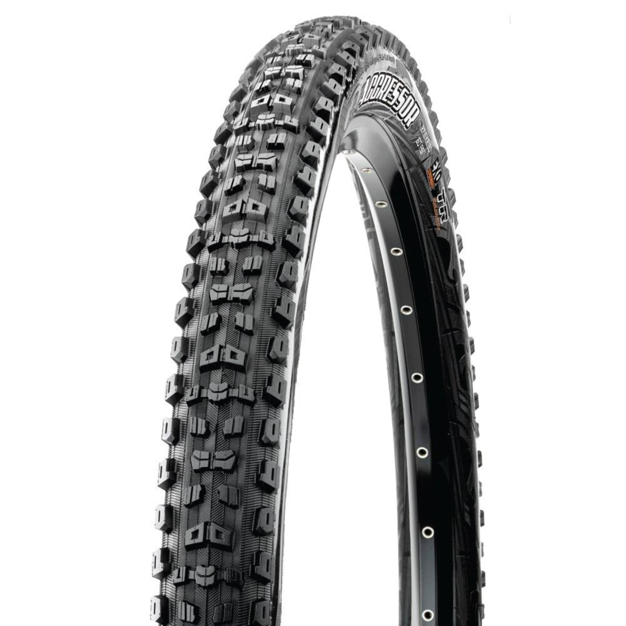 Maxxis Aggressor EXO TR Folding MTB Tyre 27.5 x 2.30 Black | ABC Bikes
