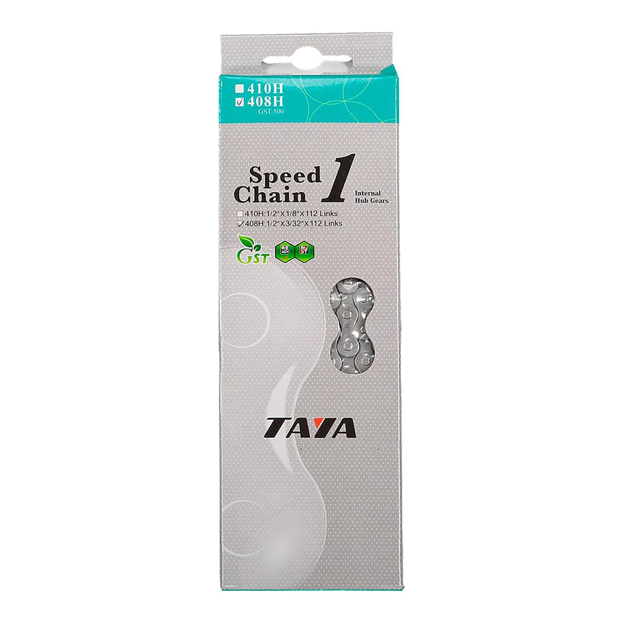 Taya 408H BMX Chain 1/2 x 3/32 Silver | ABC Bikes