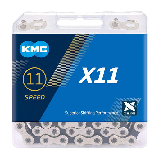 KMC X11 11sp Chain Silver/Black | ABC Bikes