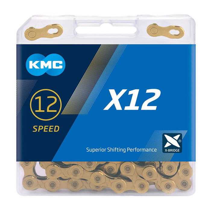KMC X12 12sp Chain Gold | ABC Bikes