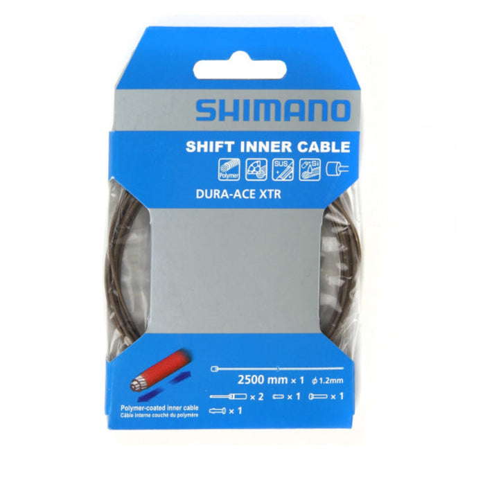 Shimano Dura-Ace/XTR Polymer Coated Inner Gear Cable | ABC Bikes