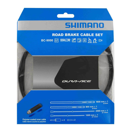 Shimano Dura-Ace Polymer Coated Brake Cable Kit Black | ABC Bikes