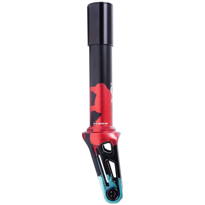 Oath Shadow SCS/HIC Scooter Forks Black/Teal/Red | ABC Bikes