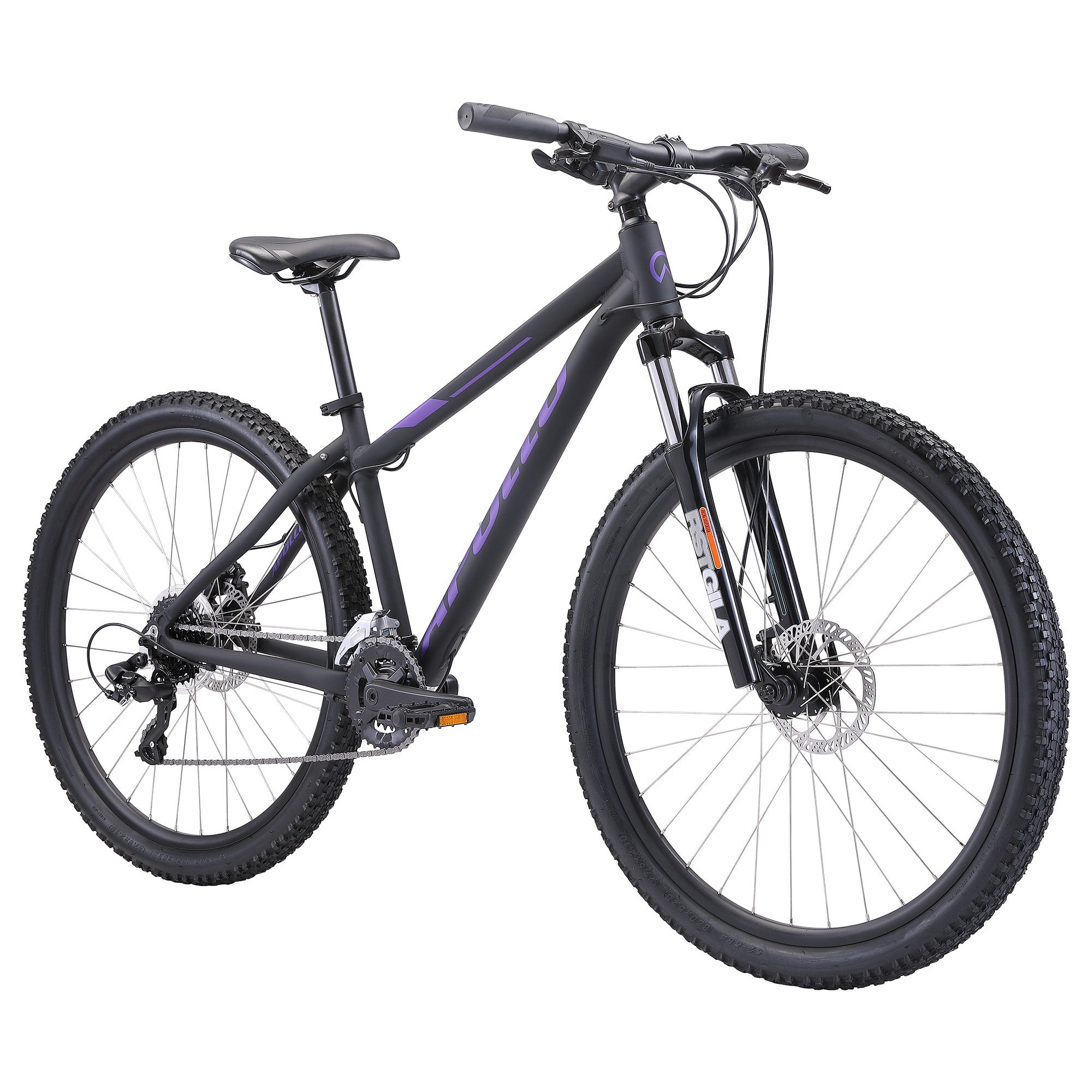 2022 Apollo Aspire 30 W MD / 27.5 Matt Black/Purple | ABC Bikes