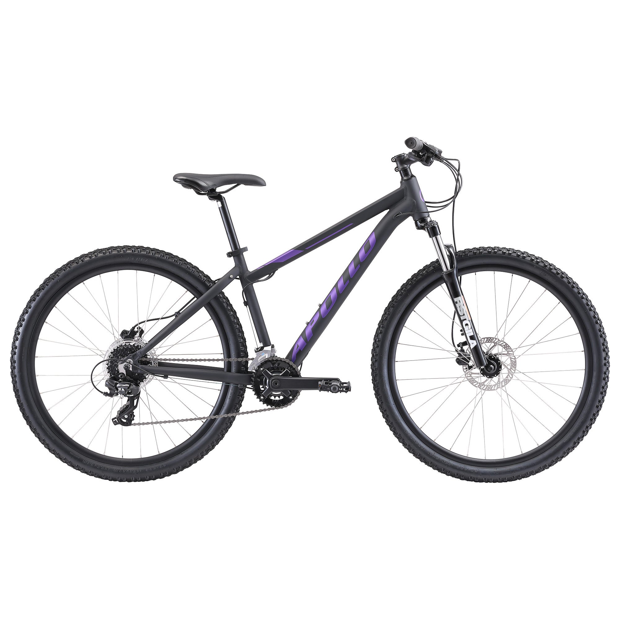 2022 Apollo Aspire 30 W MD / 27.5 Matt Black/Purple | ABC Bikes