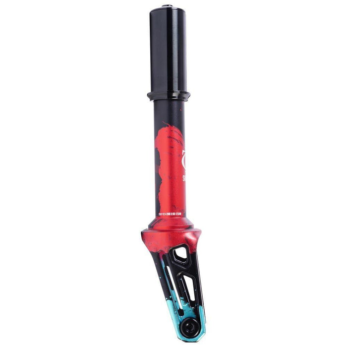 Oath Shadow IHC Scooter Forks Black/Teal/Red | ABC Bikes