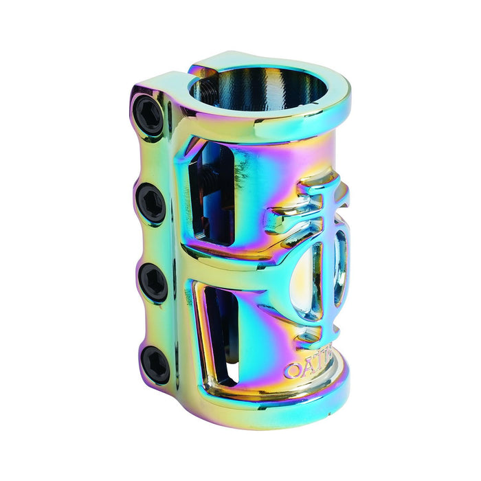 Oath Cage V2 4-Bolt SCS Scooter Clamp Neo Chrome | ABC Bikes