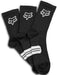 Fox Ranger 6 Prepack Black Womens Socks - ABC Bikes