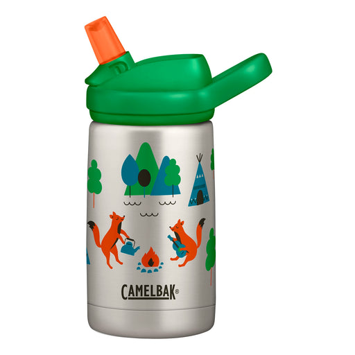 Camelbak Eddy+ Insulated Stainless Kids Bottle 350ml Camping Foxes | ABC Bikes
