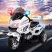 Rigo Police Motorcycle Electric Ride On White - ABC Bikes